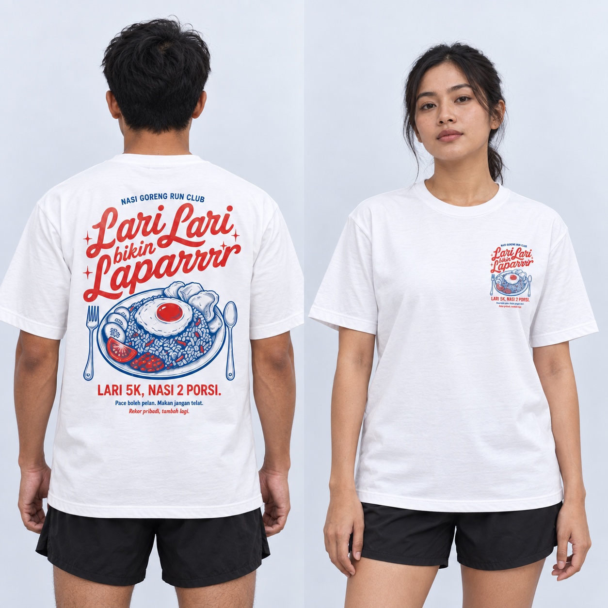 Nasi Goreng White — Male model · Back