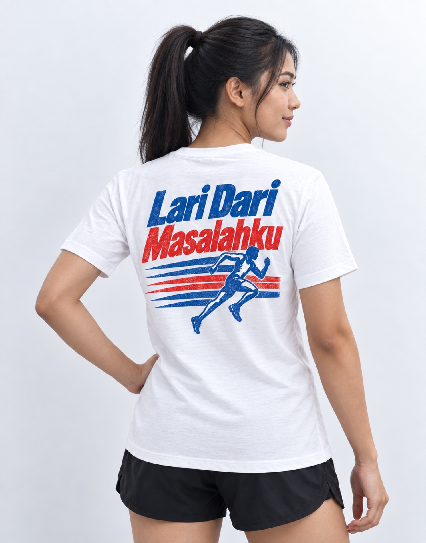Female model · Back